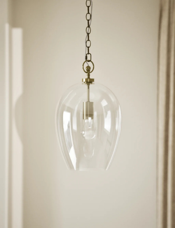  M&s Glass Pendant Light Clear 