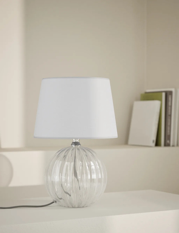  M&s Glass Table Lamp 