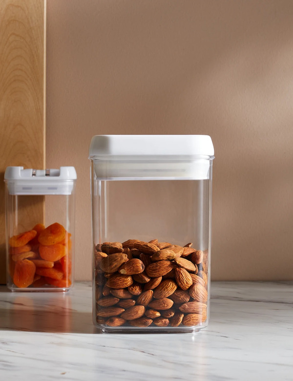  M&s 0.8l Rectangular Flip-tight Food Storage White Mix 