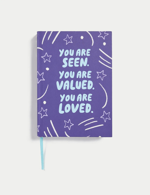  M&s Large A5 Undated Journal - 'you Are Loved' Design 