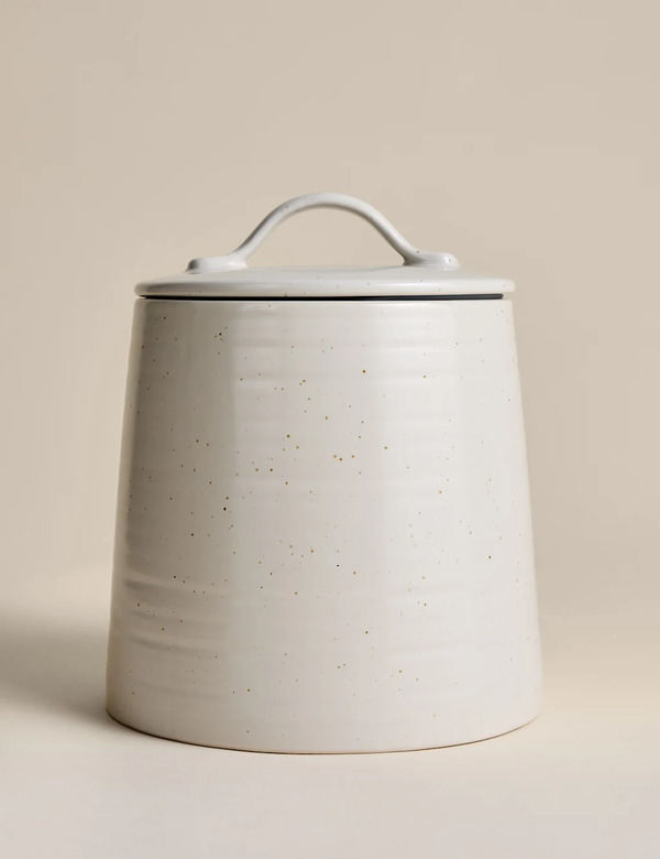  M&s Large Ceramic Cookie Jar Neutral 