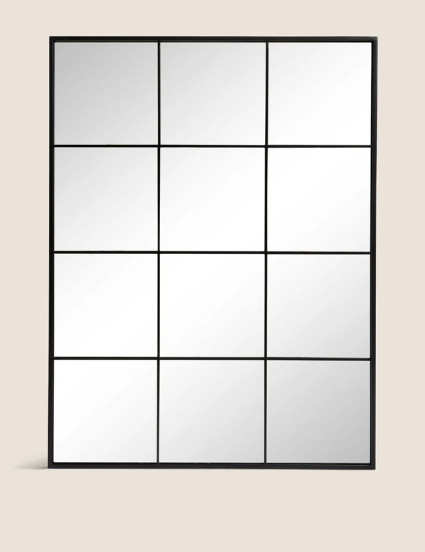  M&s Large Manhattan Mirror Black Mix 