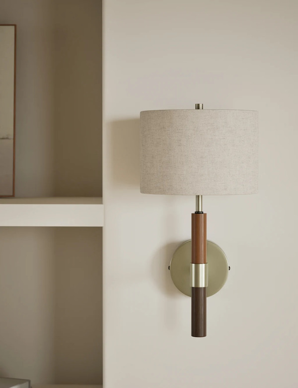  M&s Marlowe Wall Light Natural 