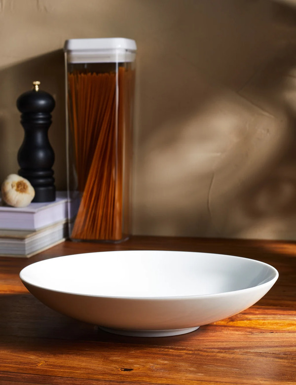  M&s Maxim Coupe Pasta Bowl White 