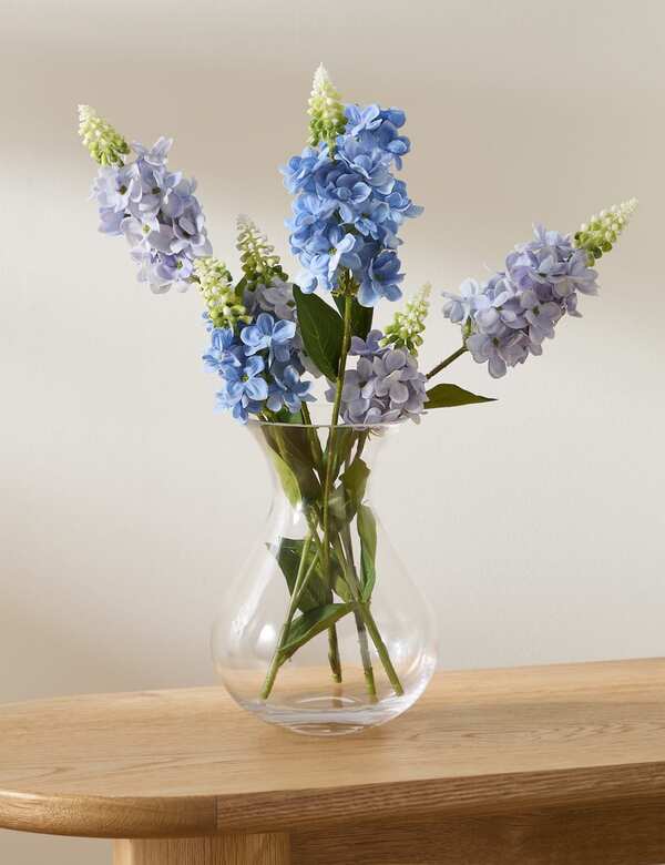  M&s Medium Bouquet Vase Clear 