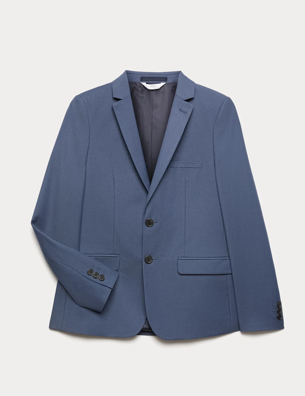  M&s Mini Me Suit Jacket (2-16 Yrs) Air Force Blue 