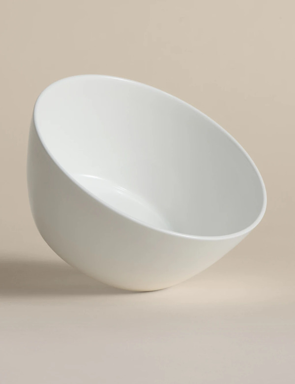  M&s Monroe China Cereal Bowl White 