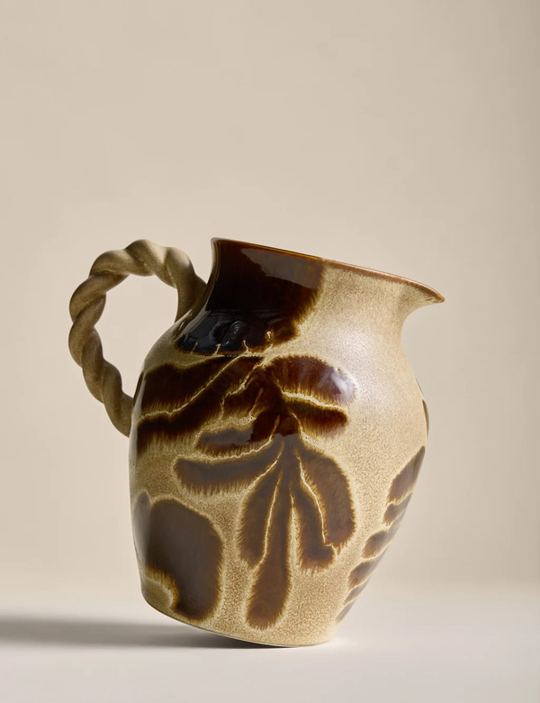  M&s Painterly Jug Natural 