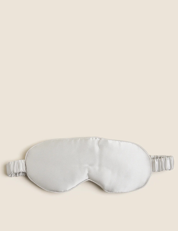  M&s Pure Silk Eye Mask Grey 