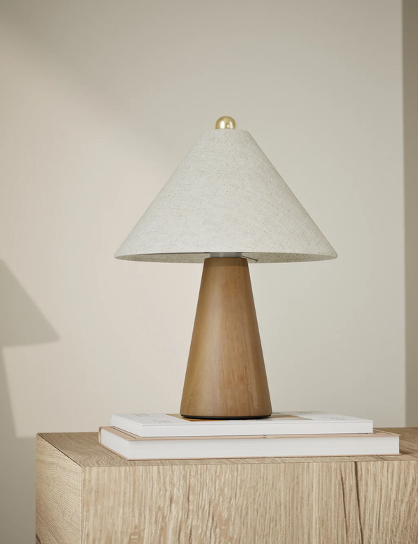  M&s Rechargeable Touch Table Lamp Natural 