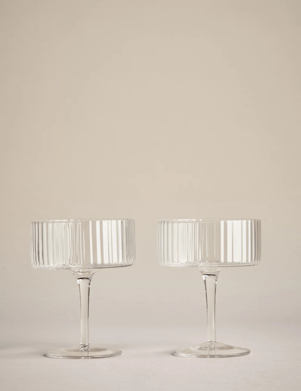  M&s Set Of 2 Handmade Celine Coupes 