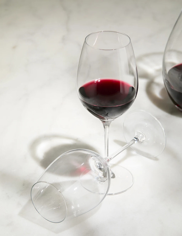  M&s Set Of 4 Maxim Red Wine Glasses Clear 