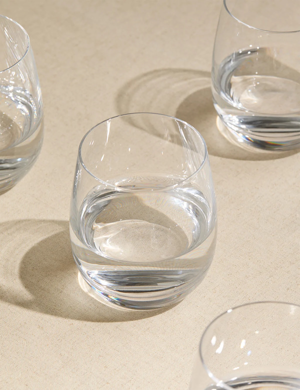  M&s Set Of 4 Maxim Tumblers Clear 