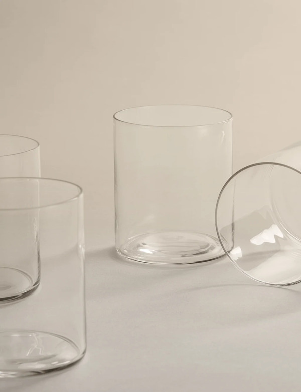  M&s Set Of 4 Straight Sided Tumblers 