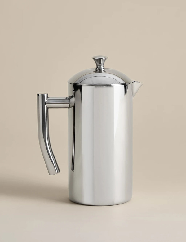  M&s Stainless Steel 8 Cup Cafetiere Silver 