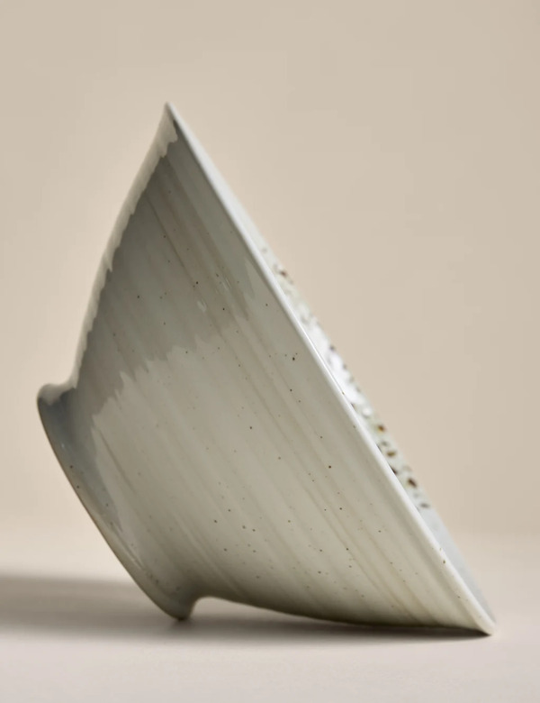  M&s Textured Spin Large Ramen Bowl Natural 