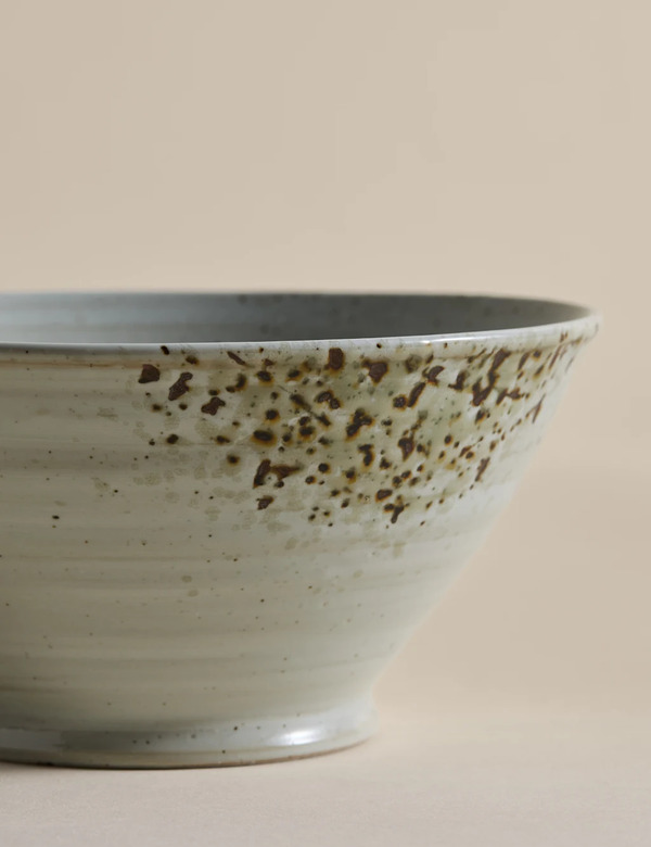  M&s Textured Spin Small Ramen Bowl Natural 