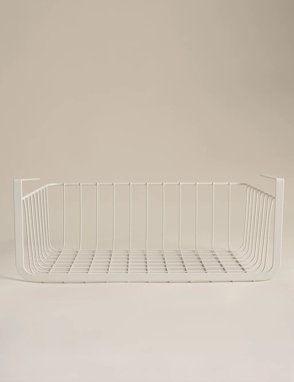  M&s Wire Under Shelf Storage Cream 
