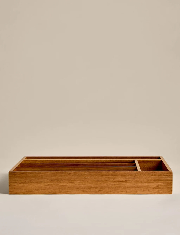  M&s Wooden Drawer Organiser Natural 