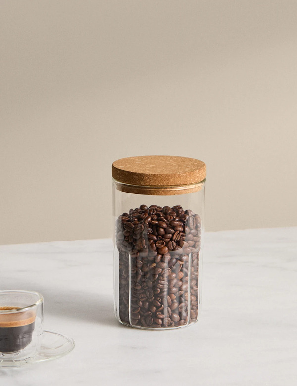  M&s X Kelly Hoppen Small Storage Jar Clear 