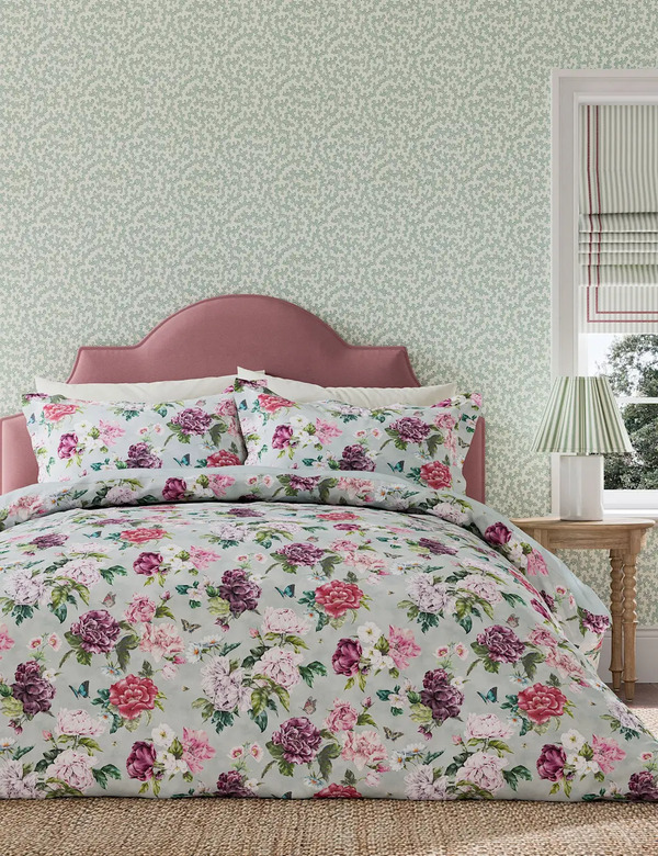  Sanderson Summer Peony Bedding Set Multi 