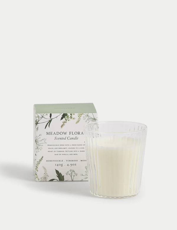  Signature Meadow Floral Scented Candle Multi 