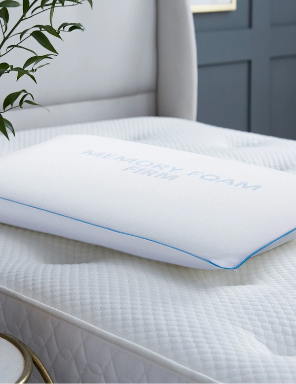  Silentnight Memory Foam Impress Deluxe Firm Pillow White 
