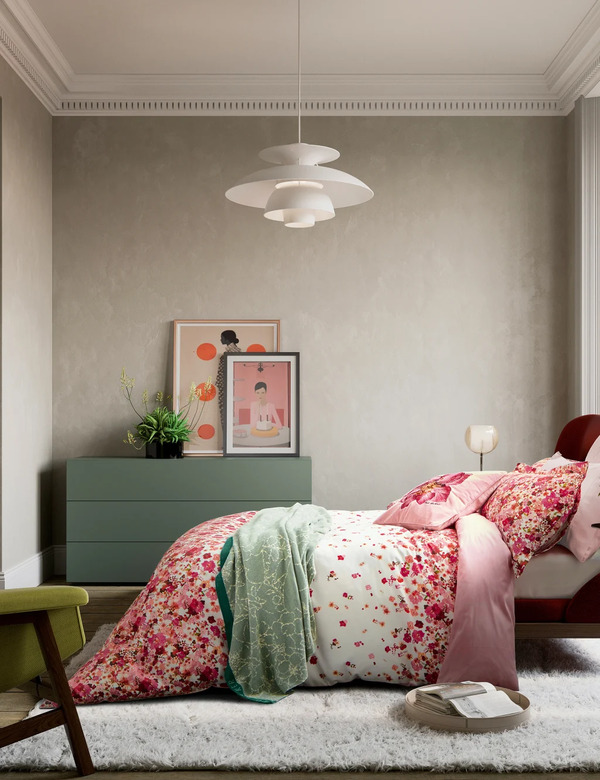  Ted Baker Pure Cotton Pressed Flowers Bedding Set Multi 