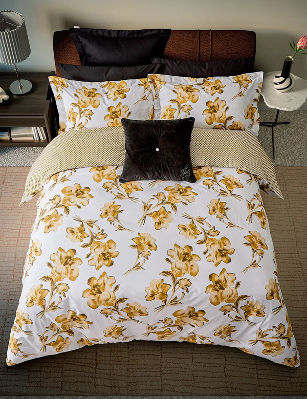  Ted Baker Velvet Cushion Black 