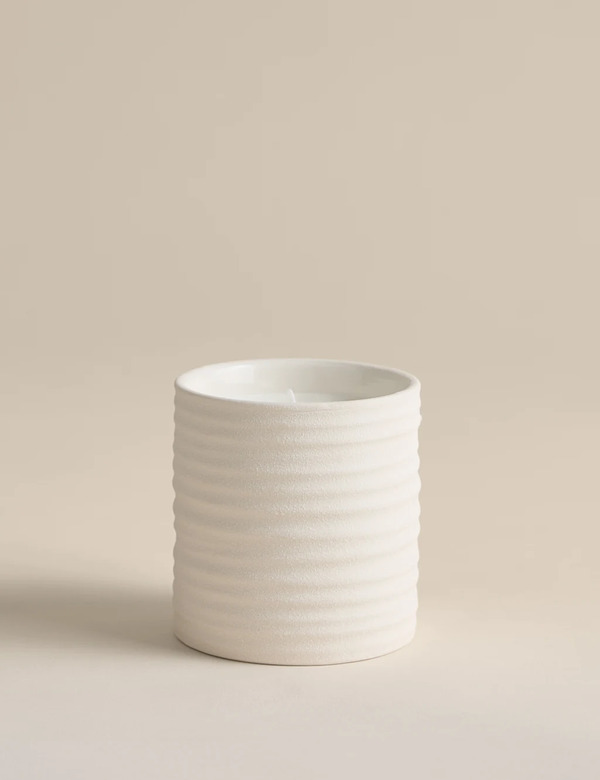  Teraire Bed Ceramic Candle Neutral 