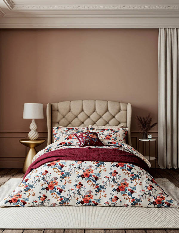  V&a Pure Cotton Chinoiserie Charm Bedding Set Multi 