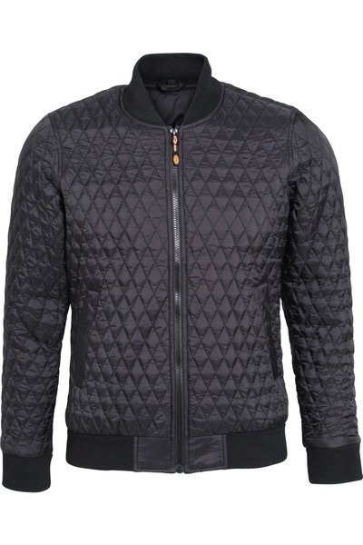   Flight Mens Quilted Zip Up Jacket 