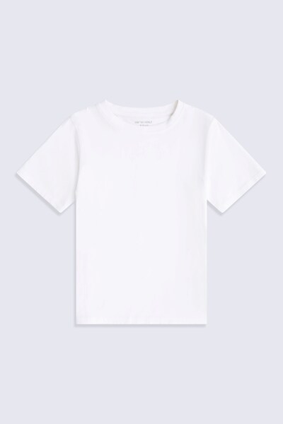  Animal Icon Kids T Shirt   White 