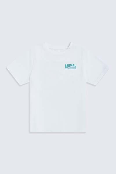  Animal Jacob Cornwall Kids T Shirt   White 