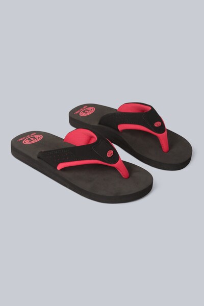  Animal Jekyl Kids Flip Flops   Black 