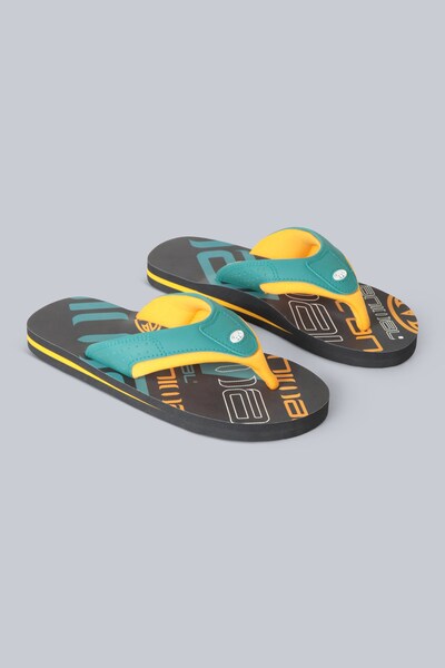 Animal Jekyl Kids Flip Flops   Black 