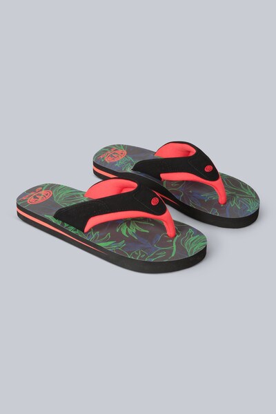  Animal Jekyl Kids Flip Flops   Green 