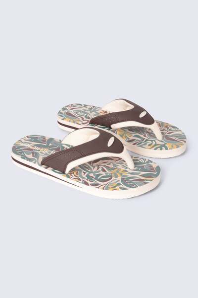  Animal Jekyl Kids Flip Flops   Green 