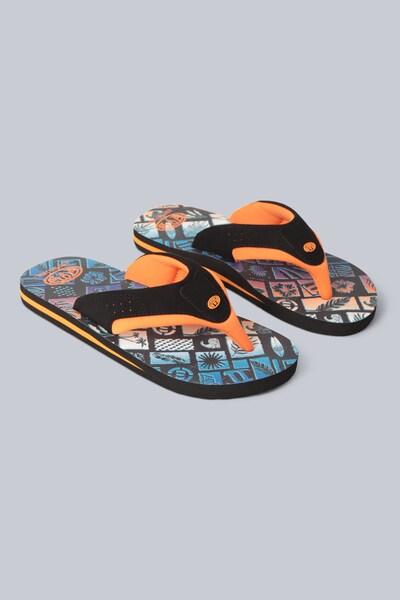  Animal Jekyl Kids Flip Flops   Green 