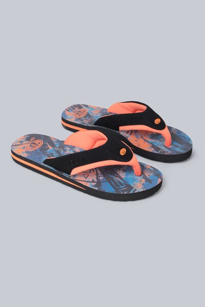  Animal Jekyl Kids Flip Flops   Orange 