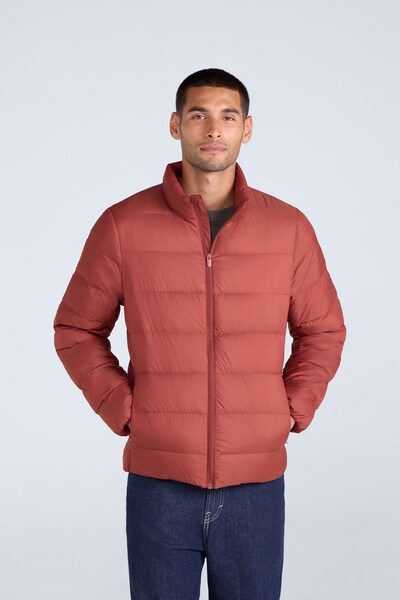  Animal Mens Lightweight Down Packable Jacket   Red 