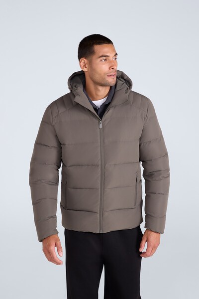  Animal Mens Tech Down Mid Weight Jacket   Green 