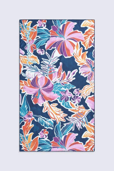  Animal Microfibre Travel Towel   Pink 