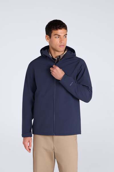  Animal Otto Mens Softshell Jacket   Navy 