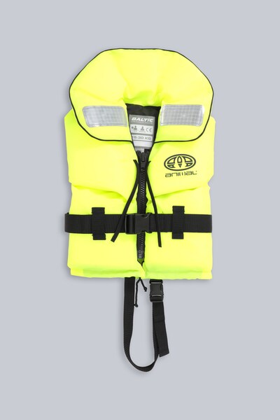  Animal Split Front Kids Lifejacket   Yellow 