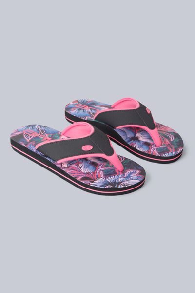  Animal Swish Kids Flip Flops   Green 