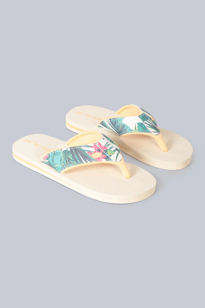  Animal Swish Womens Flip Flops   Beige 