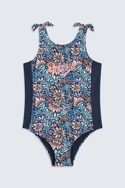  Animal Vacation Kids Swimsuit   Navy 
