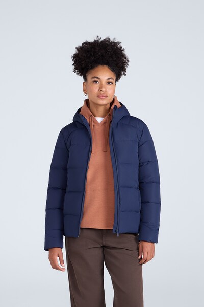  Animal Womens Tech Down Mid Weight Jacket   Navy 