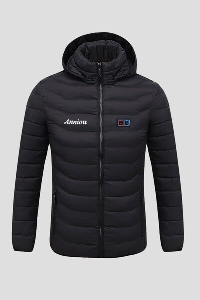  Anniou Clothing Dual Switch Heated Puffer Jacket Unisex 